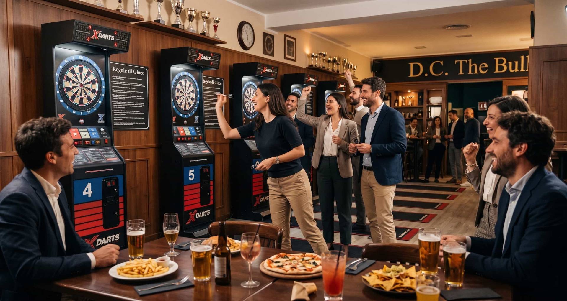 Team building aziendale con freccette a Torino — The Bull Pub